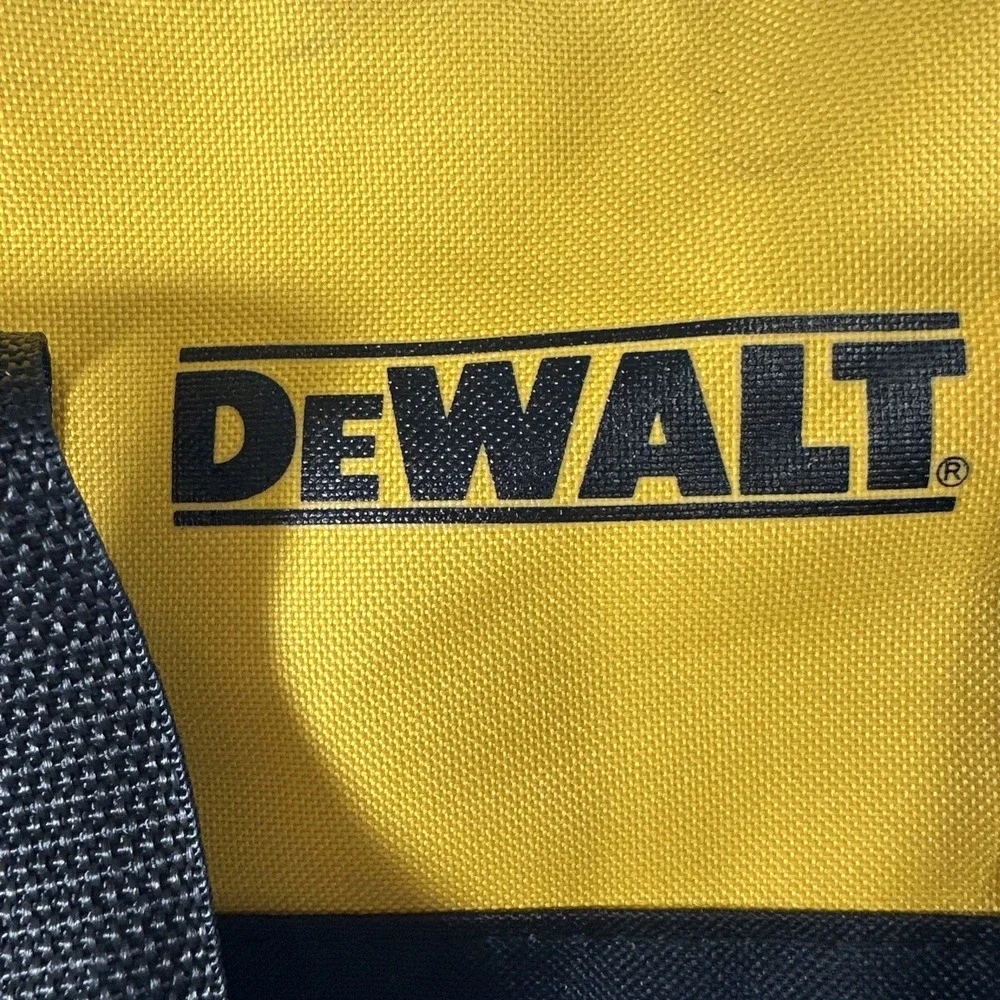 DEWALT 13 X 11x 10  Ballistic Nylon Contractor Tool Bag Black/Yellow